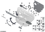 51427410976 - : Decor Strip, Right for BMW Image