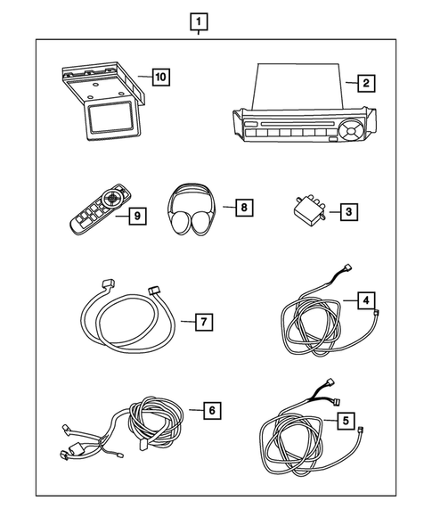 Audio & Electronics for 2010 Chrysler Town & Country #1