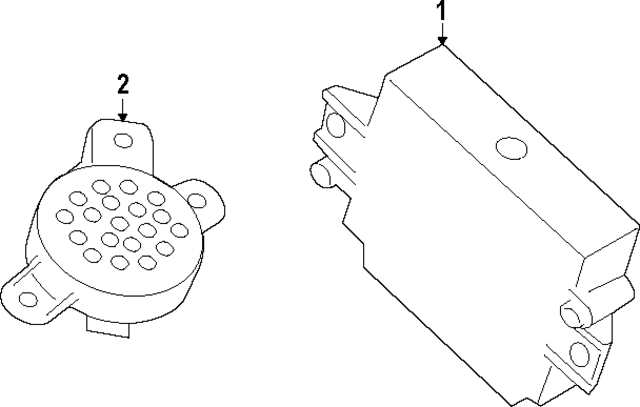 LU5Z15K866P - Electrical: Control Module for Ford Image