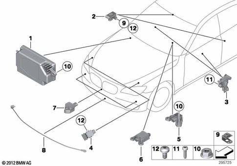 Electric Parts Airbag for 2009 BMW 750Li #0