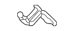 2104780740 - Emission System: Valve Bracket for Mercedes-Benz Image