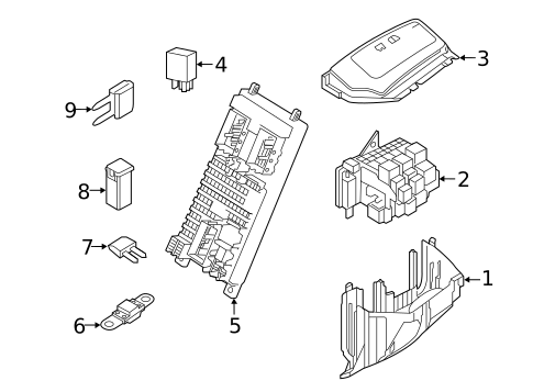 Electrical Components for 2012 Land Rover Range Rover Evoque #4