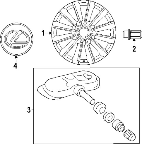 Wheels for 2024 Lexus GX550 #0