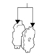 446520540 - : Brake Pads Front for Toyota: Celica Image