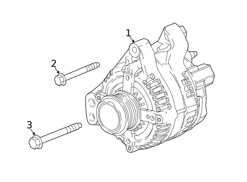 Alternator for 2020 Buick Regal Sportback #0