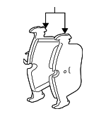 34218855013 - Brakes: Brake Pads for BMW: 228i, 228i xDrive, 230i, 230i xDrive, 320i, 320i xDrive, 328d, 328d xDrive, 328i, 328i GT xDrive, 328i xDrive, 330e, 330i, 330i GT xDrive, 330i xDrive, 335i, 335i xDrive, 340i, 340i xDrive, 428i, 428i Gran Coupe, 428i xDrive, 428i xDrive Gran Coupe, 430i, 430i Gran Coupe, 430i xDrive, 430i xDrive Gran Coupe, ActiveHybrid 3, M2, M235i, M235i xDrive, M240i, M240i xDrive, M3 Image
