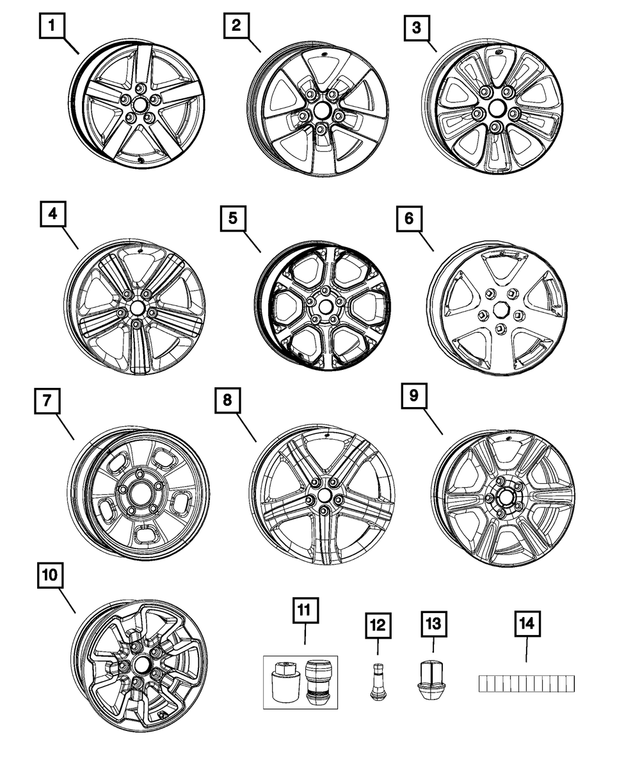 5154061AA - Wheels: Wheel Weight for Mopar Image image