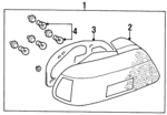 MR155812 - Electrical: Tail Light Housing Seal for Chrysler: Sebring Image