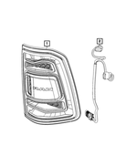 68523849AA - Electrical: Jumper Wiring, Right for Mopar Image