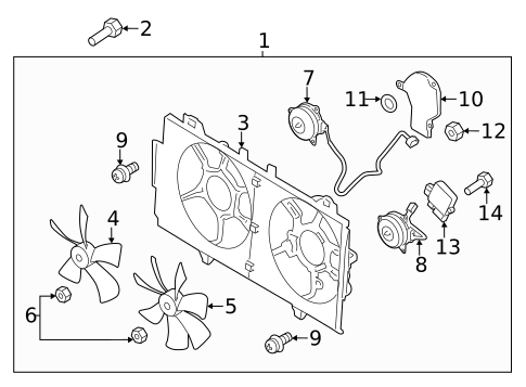 Cooling Fan for 2011 Mazda 6 #0