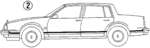 25527703 - Body: Stripe Tape for Oldsmobile: 98 Image