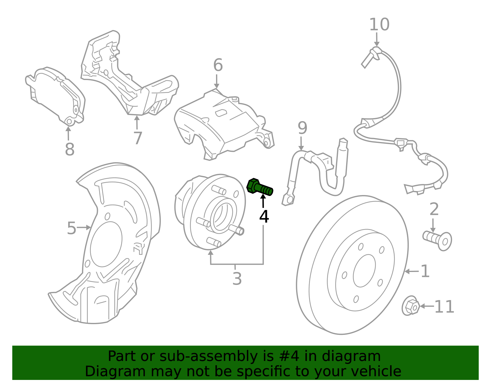 2016-2024 GM Wheel Bolt 09599489 | TascaParts.com