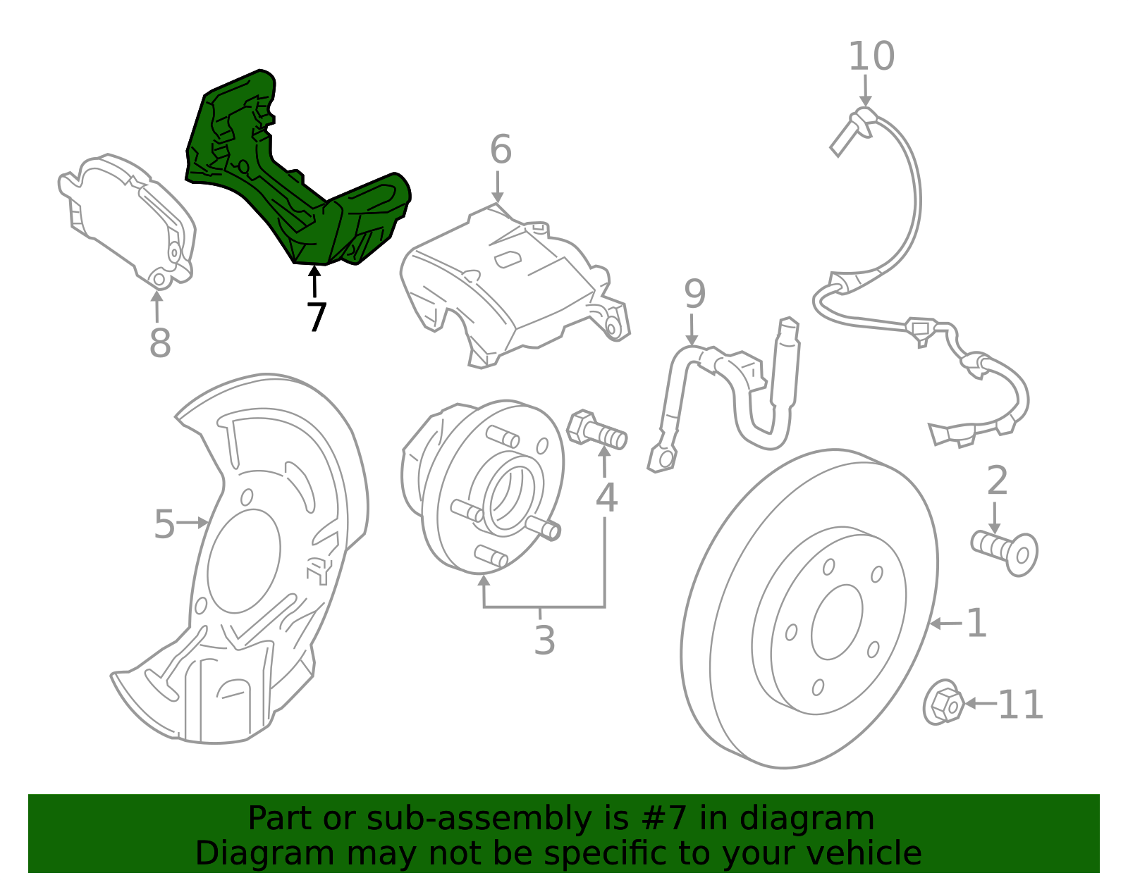 Front Right] Brake Caliper SLC-18B5271 For Chevrolet Equinox GMC