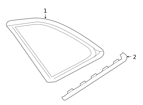 Glass & Hardware for 2016 Audi Q5 #0