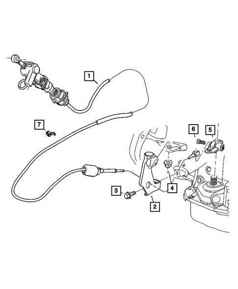 Gearshift Controls for 2005 Dodge Ram 3500 #0