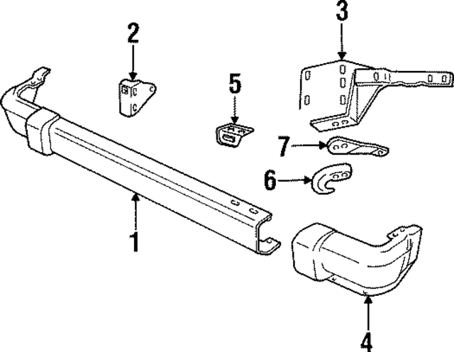 5DY00TZZAC - Body: Bumper End Cap for Mopar Image