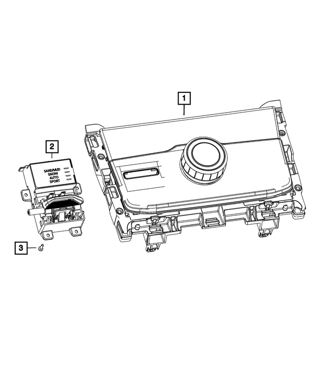 68611654AG - Transmission: Transmission Shifter for Mopar Image