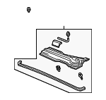 74210SEAG01 - Body: Cowl Grille for Acura Image