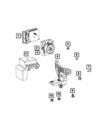 68682670AA - Brakes: Anti-lock Brake System Module for Jeep: Compass Image