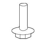 998650516 - Electrical: Handle, Inside Screw for Mazda: 2, 3, 5, 6, CX-3, CX-30, CX-5, CX-50, CX-7, CX-70, CX-9, CX-90, Miata, MPV, MX-30 EV, MX-5 Miata, RX-8 Image