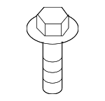 7119902933 - Body: Fender Bolt for BMW: 1 Series M, 128i, 135i, 135is, 230i, 230i xDrive, 325i, 325xi, 328i, 328i xDrive, 328xi, 330e, 330e xDrive, 330i, 330i xDrive, 330xi, 335d, 335i, 335i xDrive, 335is, 335xi, 525i, 525xi, 528i, 528i xDrive, 528xi, 530i, 530xi, 535i, 535i xDrive, 535xi, 545i, 550i, 645Ci, 650i, 760i xDrive, M2, M240i, M240i xDrive, M3, M340i, M340i xDrive, M5, M6, M8 Gran Coupe, X6, X7 Image