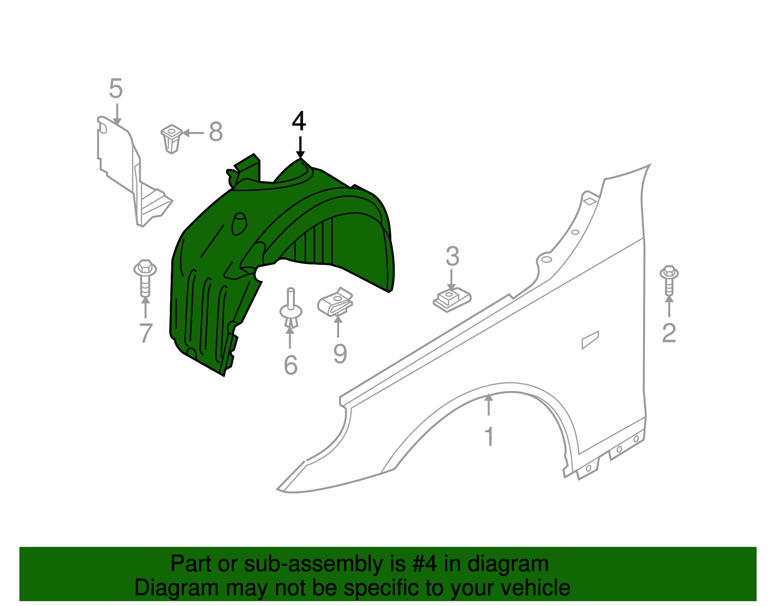 Fender Liner - BMW (51718042014)