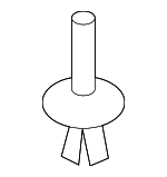 7147336362 - Body: Fender Liner Rivet for BMW: 228 xDrive Gran Coupe, 228i Gran Coupe, 228i xDrive Gran Coupe, 325i, 325xi, 328i, 328xi, 330i, 330xi, 335i, 335xi, 430i Gran Coupe, 430i xDrive Gran Coupe, 525i, 525xi, 528i, 528i xDrive, 528xi, 530i, 530xi, 535d, 535d xDrive, 535i, 535i GT, 535i GT xDrive, 535i xDrive, 535xi, 545i, 550i, 550i GT, 550i GT xDrive, 550i xDrive, 640i, 640i Gran Coupe, 640i xDrive, 640i xDrive Gran Coupe, 640i xDrive Gran Turismo, 645Ci, 650i, 650i Gran Coupe, 650i xDrive, 650i xDrive Gran Coupe, 740i, 740i xDrive, 740Li, 745e xDrive, 750i, 750i xDrive, 750Li, 840i Gran Coupe, 840i xDrive Gran Coupe, ActiveHybrid 5, ActiveHybrid 7, i3, i3s, M235i xDrive Gran Coupe, M440i Gran Coupe, M440i xDrive Gran Coupe, M5, M6, M6 Gran Coupe, M760i xDrive, M8 Gran Coupe, M850i xDrive Gran Coupe, X3, X4, X5, X6, Z4 Image