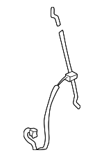 10295390 - Body: Lock Rod for Chevrolet: Venture | Oldsmobile: Silhouette | Pontiac: Montana, Trans Sport Image