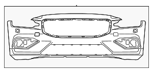 39796238 - : Bumper Cover for Volvo: S60, V60 Image