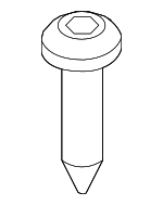 986116 - Body: Bumper Cover Screw for Volvo: 760, C30, C40 Recharge, C70, EC40, EX30, EX90, S40, S60, S60 Cross Country, S80, S90, V50, V60, V60 Cross Country, V70, V90, V90 Cross Country, XC60, XC70, XC90 Image