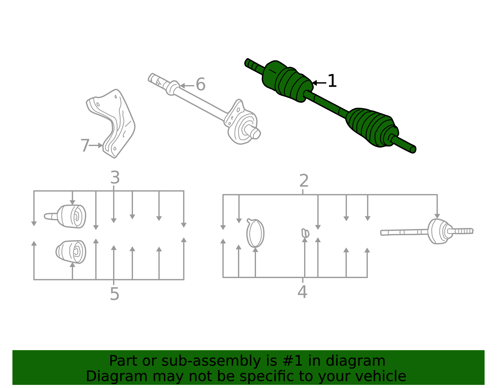 まなページ ZZC1-25-60XA - Axle Assembly - 2005-2006 Mazda Tribute | Mazda Swag