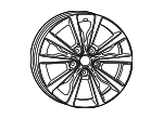 5NL761AUAB - : Aluminum Wheel, Front Or Rear for Mopar Image