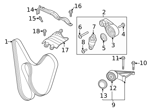Belts & Pulleys for 2020 Porsche 911 #0