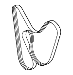 PB903137E - Maintenance &amp; Lubrication: Serpentine Belt for Porsche: 911 Image