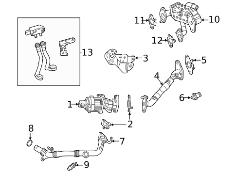 Brackets, Flanges & Hangers for 2023 Ford Maverick #0