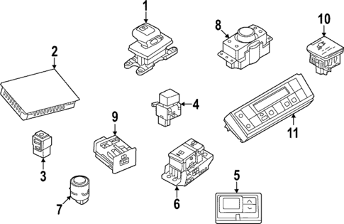 Controls for 2024 INFINITI QX60 #0