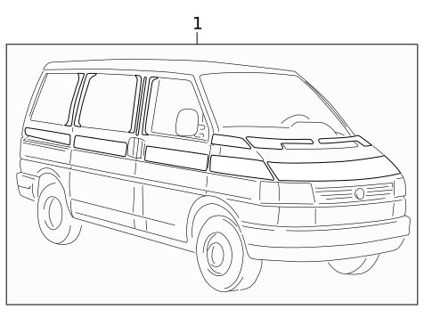 Stripe Tape for 1995 Volkswagen EuroVan #0