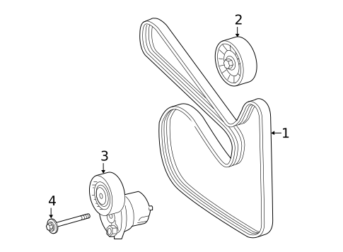 Belts & Pulleys for 2018 INFINITI Q50 #0