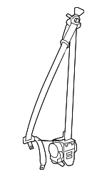 732100C140A0 - Electrical: Retractor Assembly for Toyota: Tundra Image