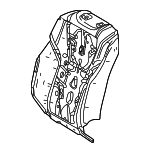 7150560660 - Body: Seat Back Pad for Lexus: GX550 Image