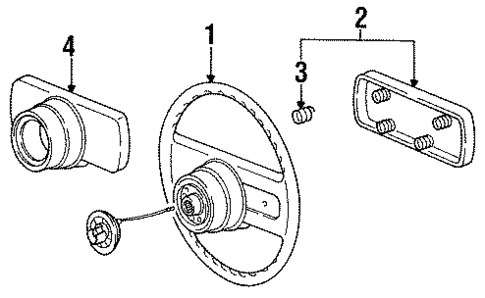Steering Wheel for 1993 Porsche 968 #0