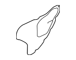 7265A035 - Body: Water Shield for Mitsubishi Image