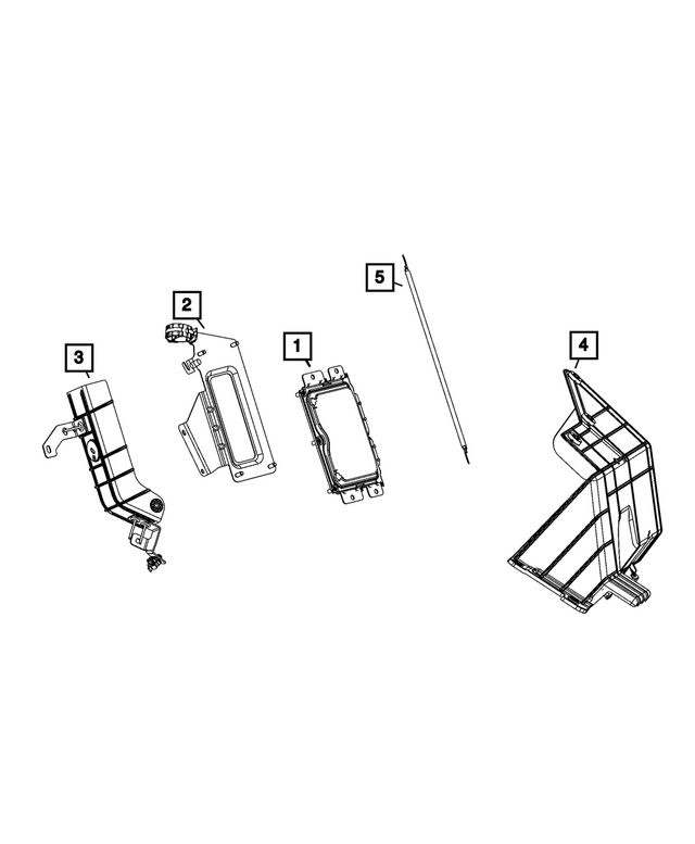 68548482AB - High Voltage Powertrain Systems: Module Bracket for Mopar Image
