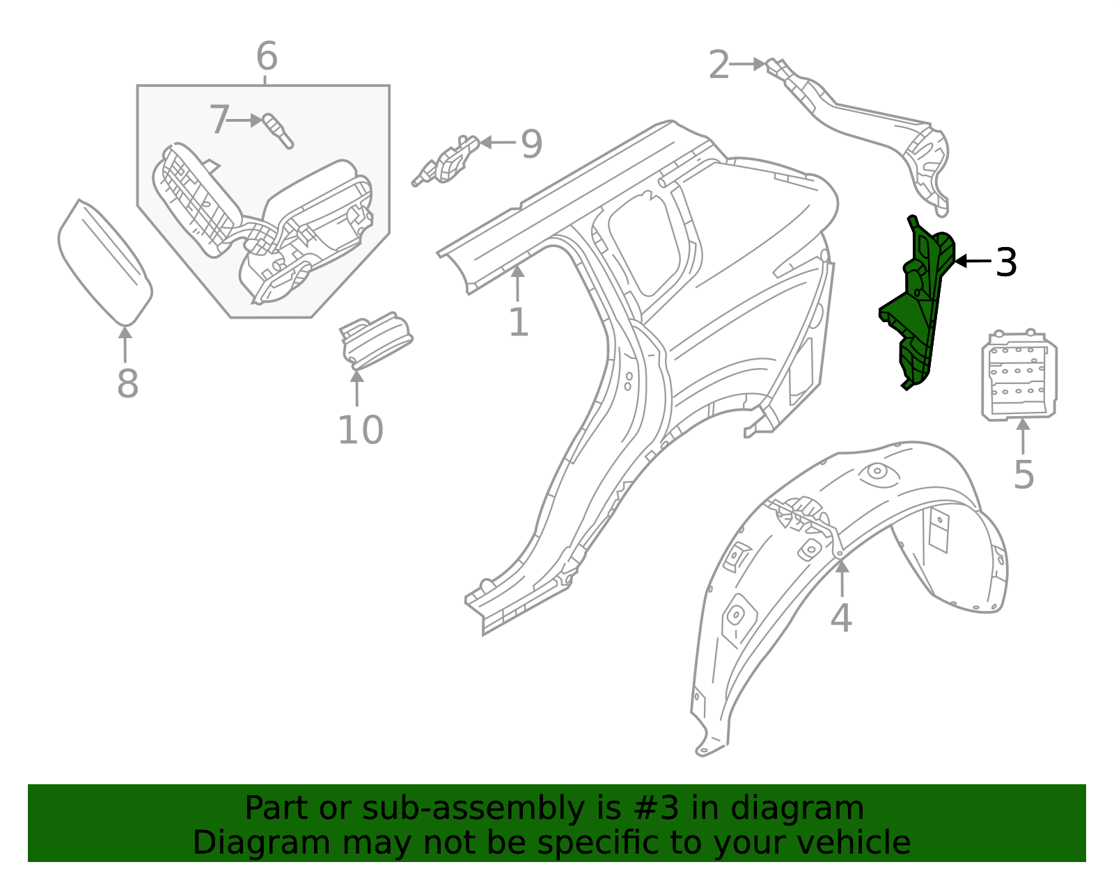 2022-2024 Mitsubishi Lower Pillar 5301J912 | Mitsubishi