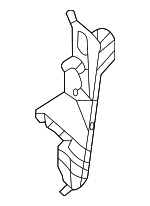 5301J911 - Body: Lower Pillar for Mitsubishi: Outlander, Outlander PHEV Image