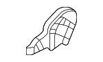 88031DW000WK - Body: Cushion Shield for Kia Image