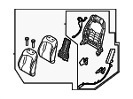 88300DW191G36 - Body: Seat Back Assembly for Kia Image