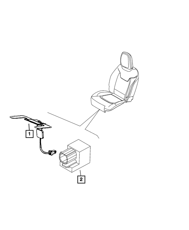 68624306AA - Electrical: Occupant Detection Sensor for Mopar Image