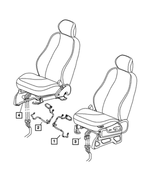 68033225AA - Electrical: Seat Wiring, Right for Mopar Image
