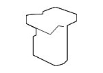 11589290 - Body: Hybrid Battery Compartment Cooling Fan Duct Clip for GM Image